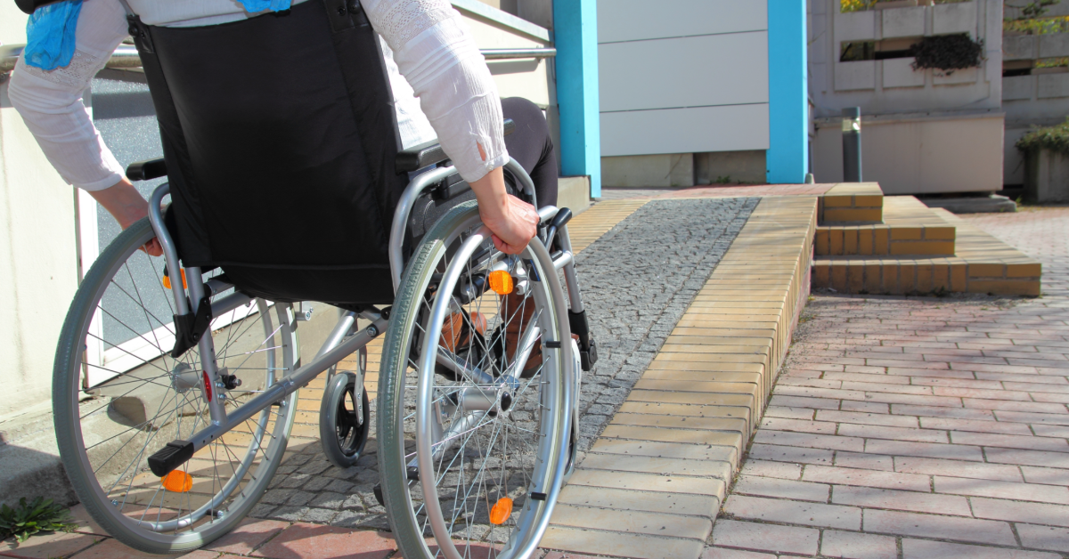Person in wheelchair